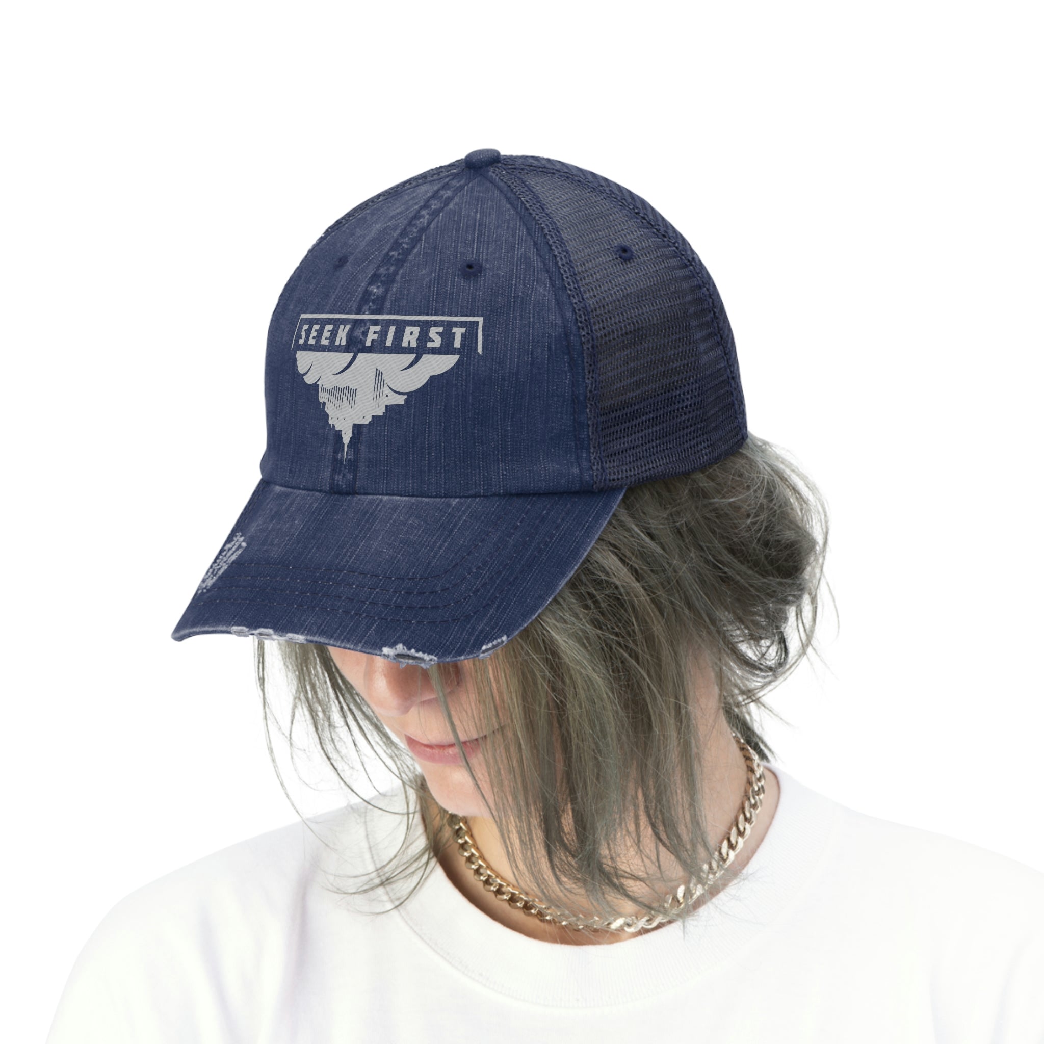 Seek First - Unisex Trucker Hat - Seek First