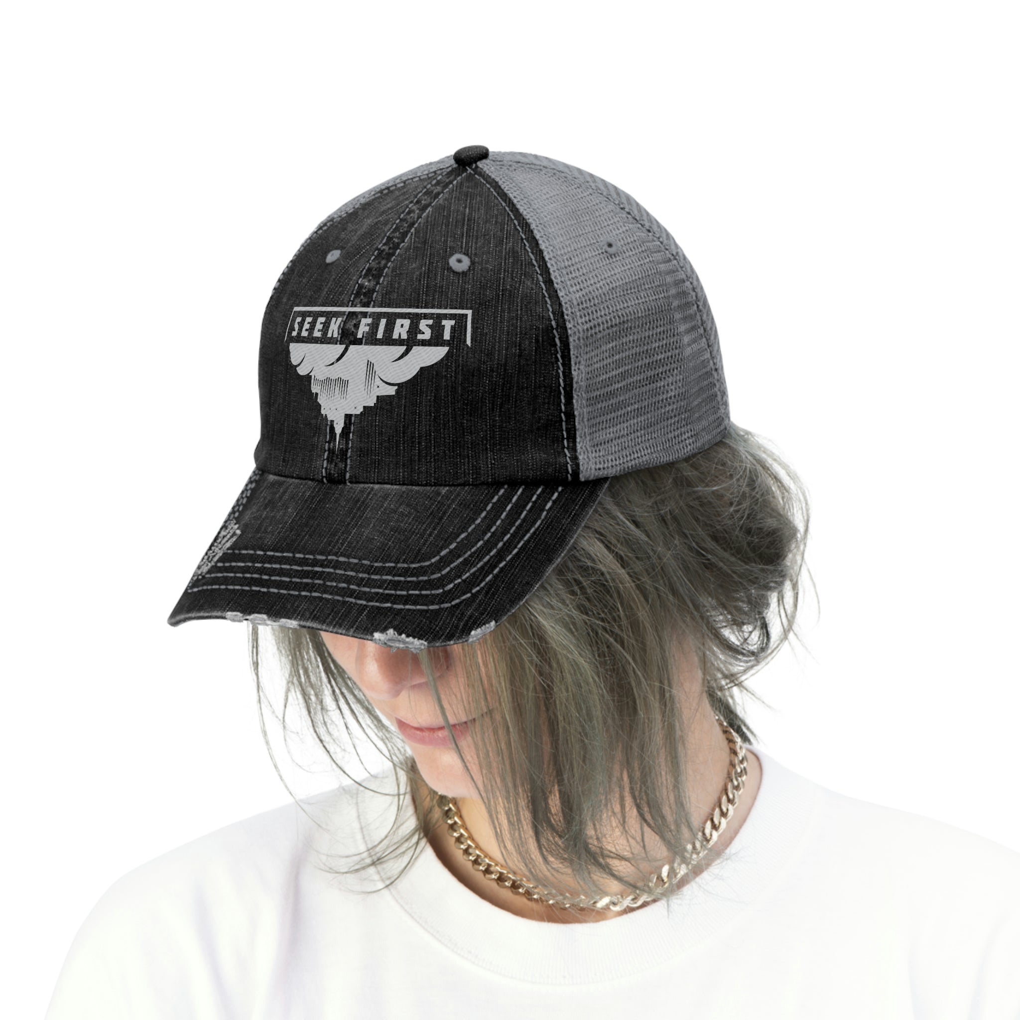 Seek First - Unisex Trucker Hat - Seek First